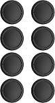 Ferkurn Bouchons de remplacement pour Swtich & Commutateur Lite Commutateur OLED Réparer le poteau,Switch Analog Jeu de boutons Joy Con Le poteau Grips Capuchon de peau pour le remplacement avec des bouchons de poteau 8 PCS noir