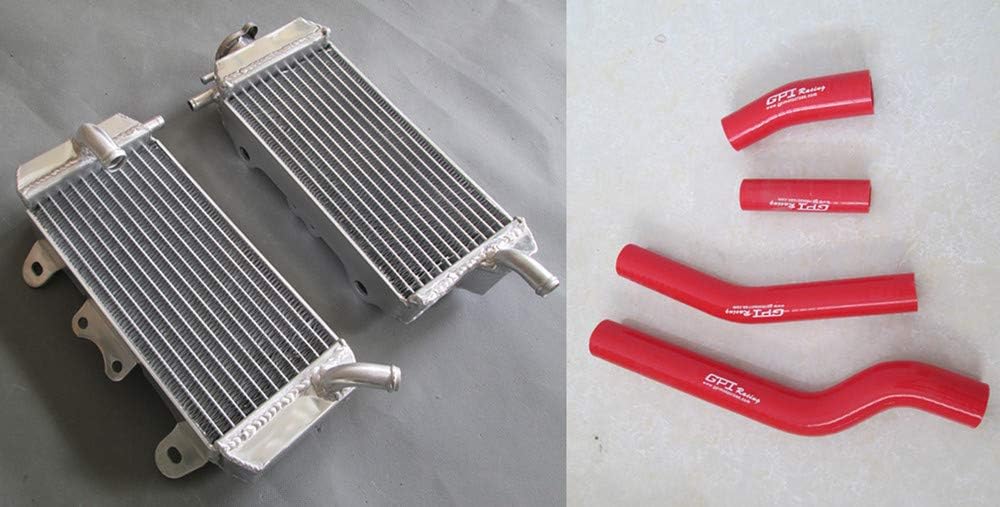 Aluminum radiator & hose FOR YAMAHA YZF450 YZ450F WRF450 WR450F 2007-2009 (BLUE)