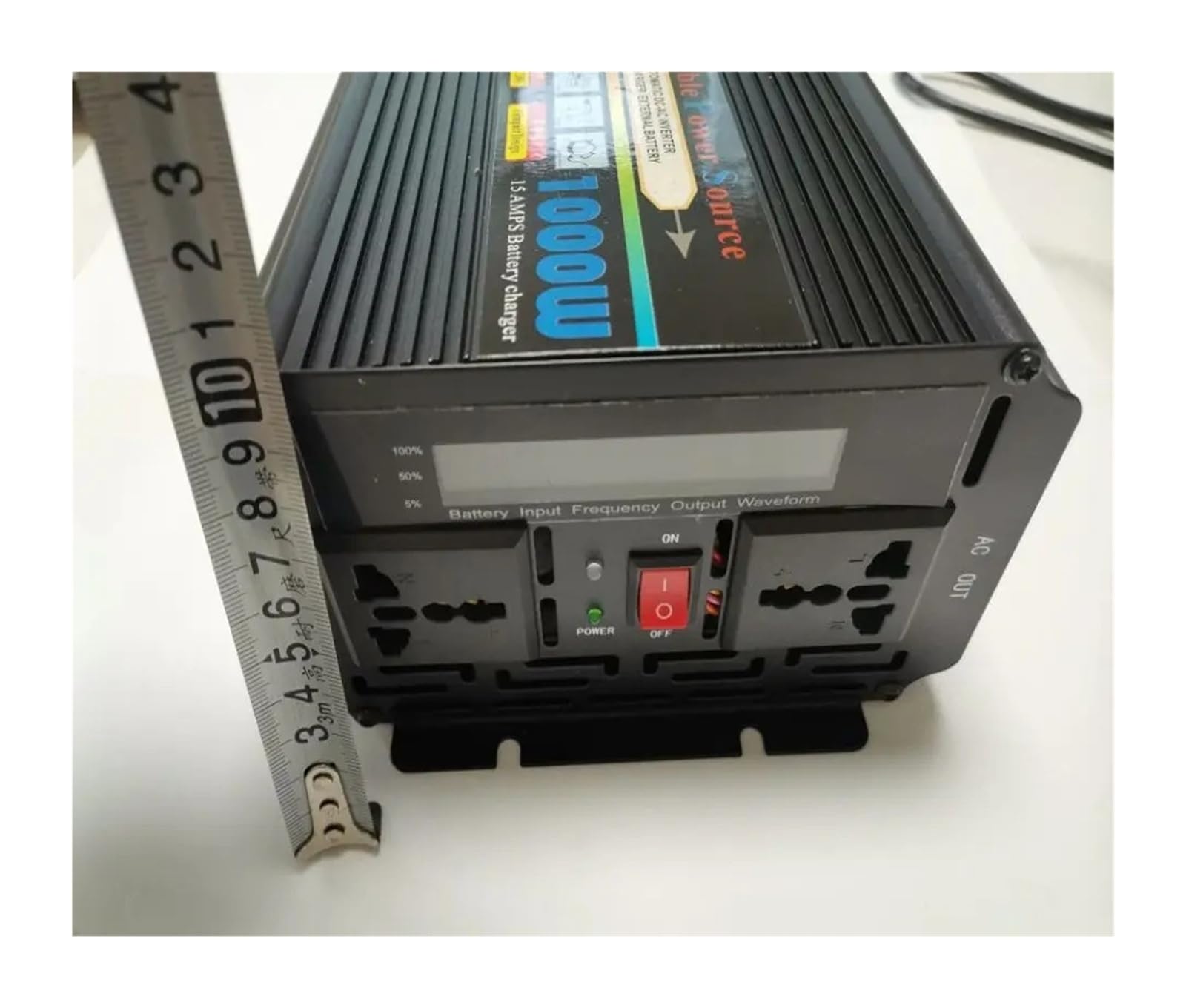 Convertidor Adaptador 1000W DC 12V A AC 220V 50HZ Inversor UPS Emergencia Onda Modificada con Cargador Batería inversor