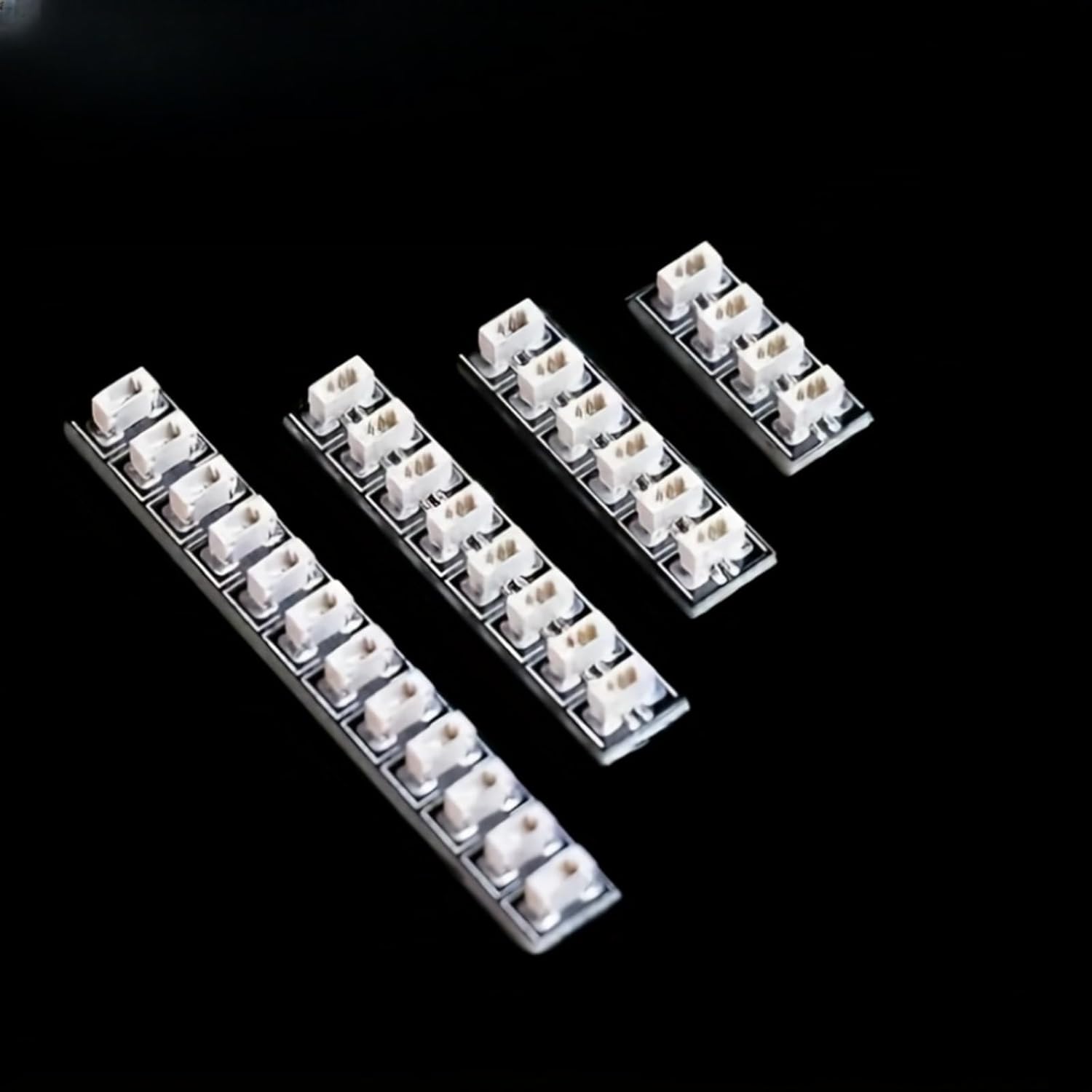 5 PCS 0.8 Mm 2 Pin Expansion Board Sockets for Led Light Kit Compatible with Blocks Model (6 seat)