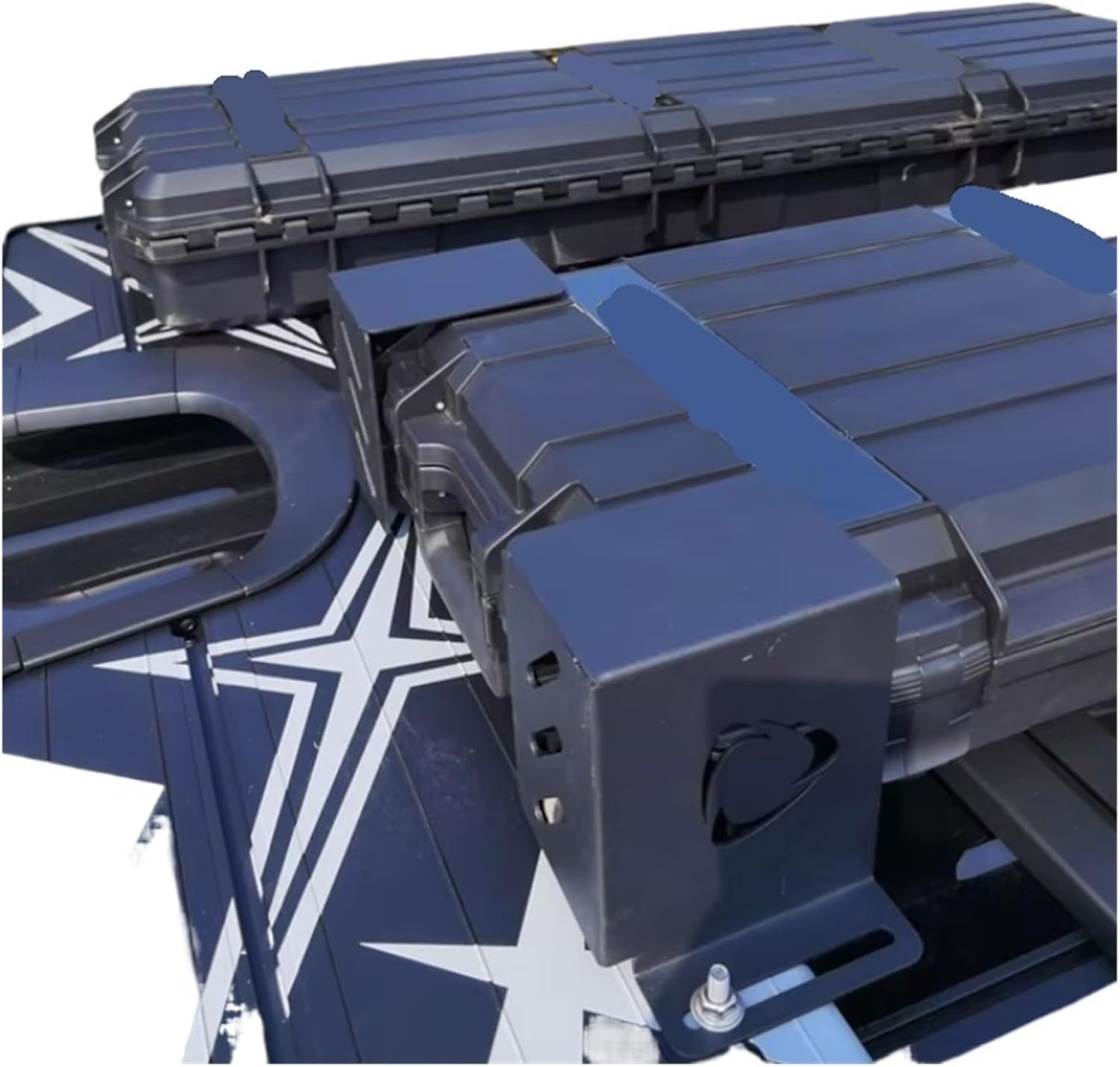 Auto Heavy Duty 48L Hard Shell Roof Top Mount Car Storage Travel Luggage Roof Rack Box Cargo Carrier