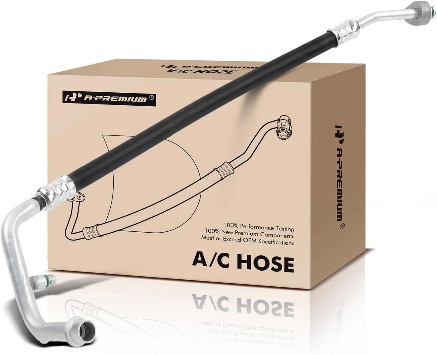 A-Premium A/C Discharge Line Hose Assembly Compatible with Dodge Ram 1500, 2002 2003, 5.9L, Compressor to Condenser