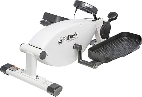 Miniatura 8 de FitDesk Under Desk Bike Exercise Machine, Compact Magnetic Pedal Exerciser, Mini Elliptical, Quiet Seated Cardio Trainer for Home Office Workouts,