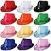 AK TRADING CO. Fashionable Sequin Fedora Party Hat – Unisex Sparkling Accessory for Costumes, Parties, Events & Everyday Style - Purple
