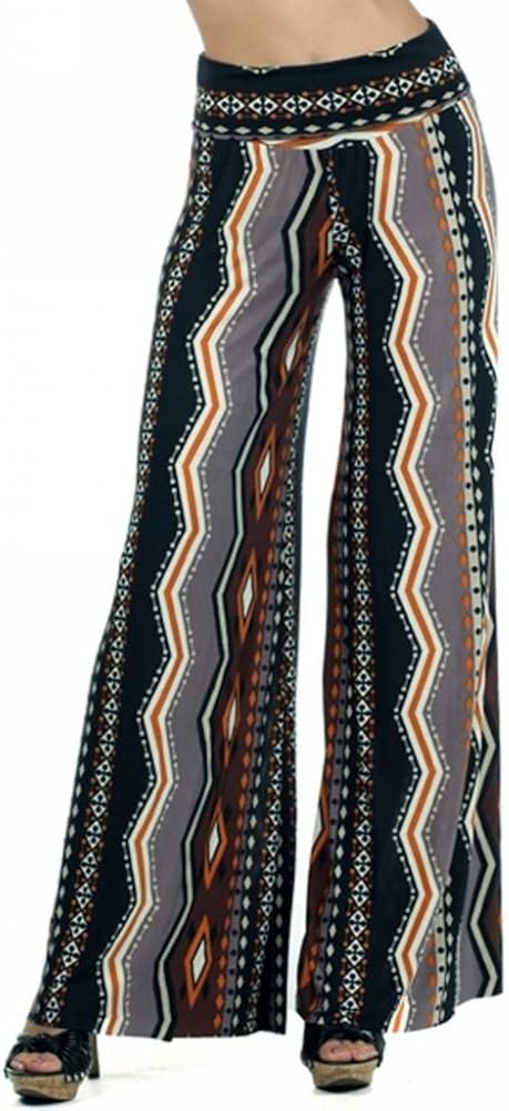 plus size printed palazzo pants