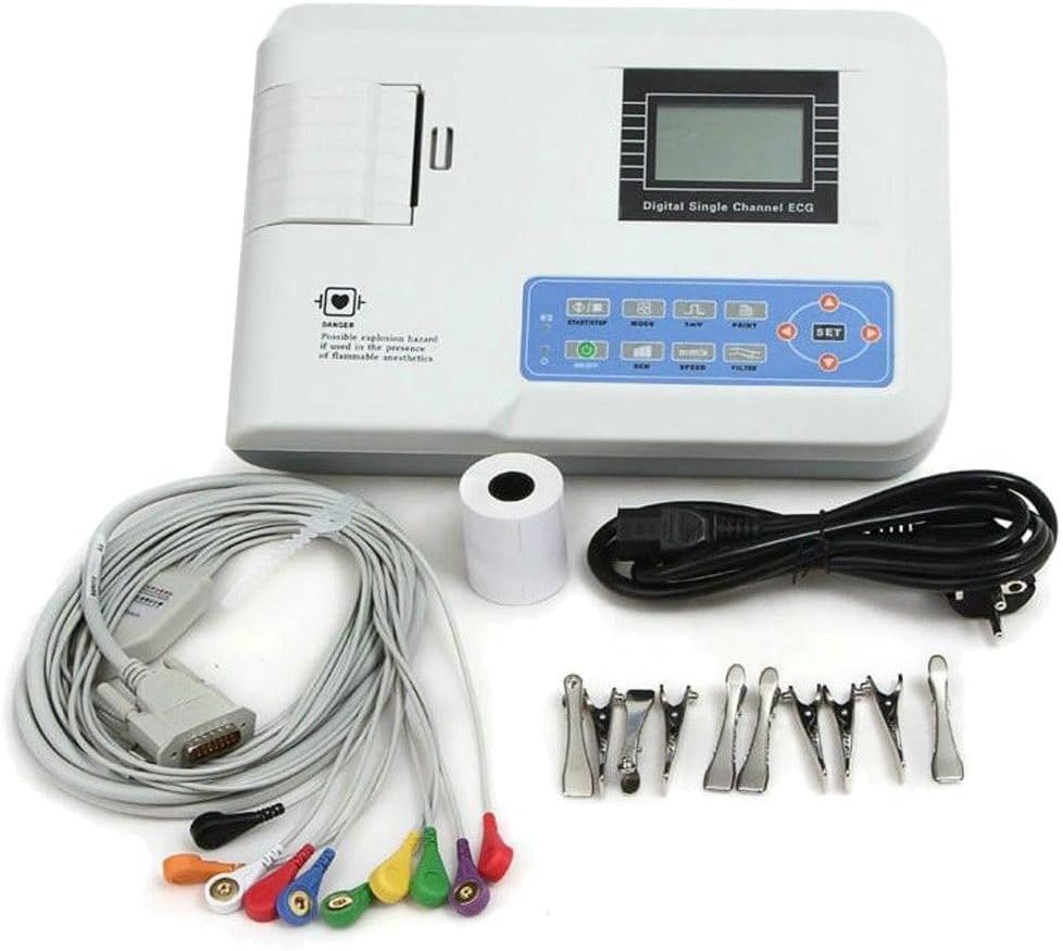 CONTEC ECG100G-VET Single-Channel Veterinary ECG Machine Veterinary Animal Monitor Machine,