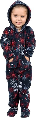 Miniatura 5 de Footed Pajamas - Sudadera familiar a juego de una pieza Suéteres de una pieza para niños, niñas, hombres, mujeres y mascotas Unisex