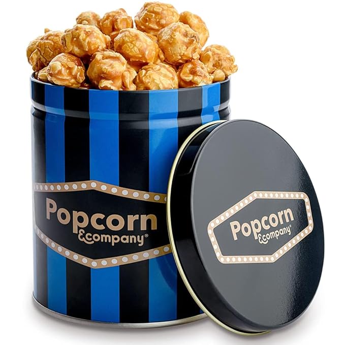 Popcorn & Company Caramel Krisp Popcorn, Regular Tin, 130 gm