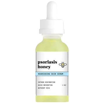 Psoriasis Honey Nourishing Scalp & Skin Serum - Dry Oil for Skin - Full Body Non Comedogenic Moisturizer Daily Dry Scalp Oil - Helps Psoriasis, Eczema, More 1Oz