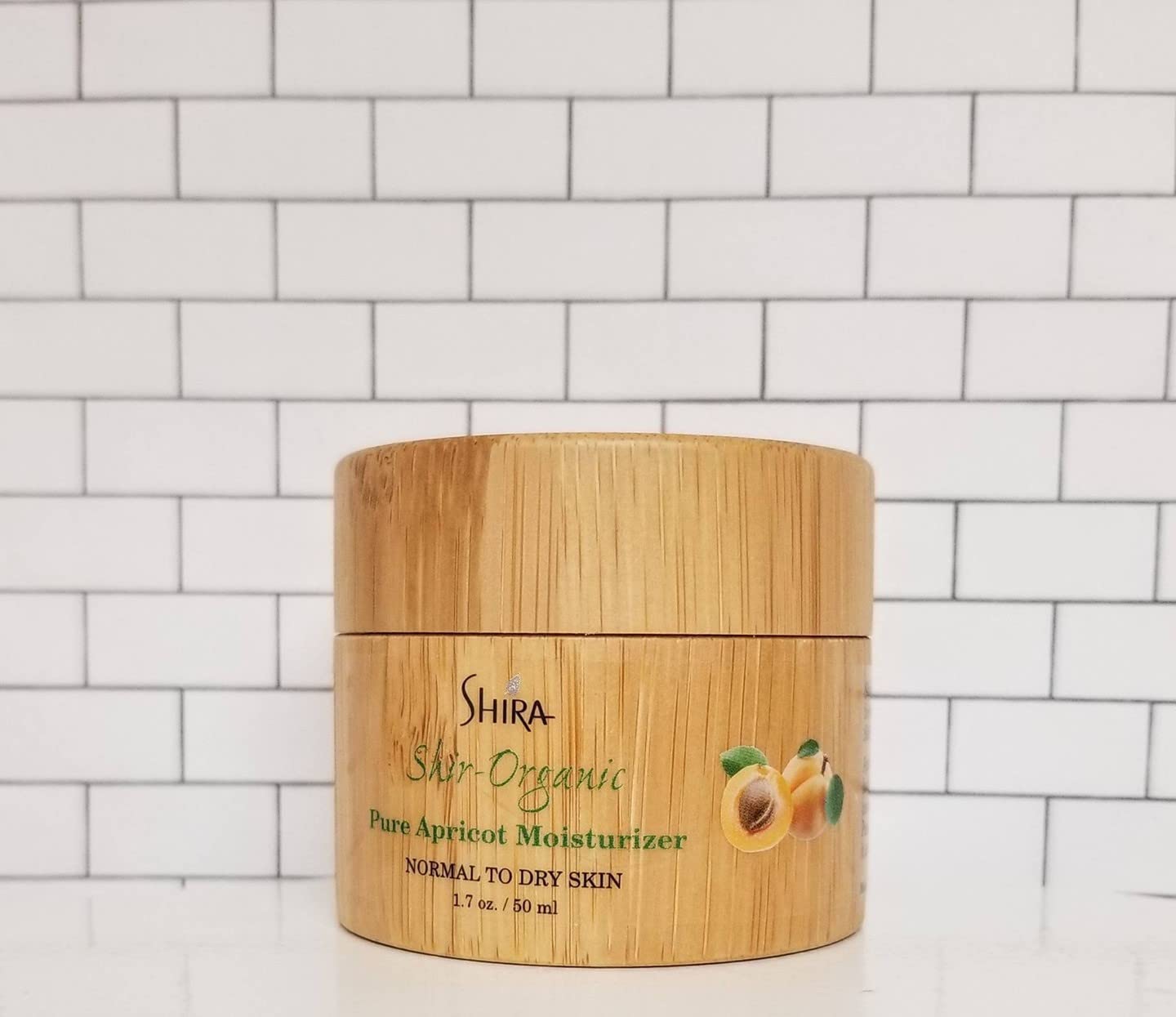 Shira Shir-Organic Pure Apricot Moisturizer Leaves Skin HydratedSoft and NourishedWith Organic Anti-Aging Formula For Normal to Dry Skin Types 50 ml