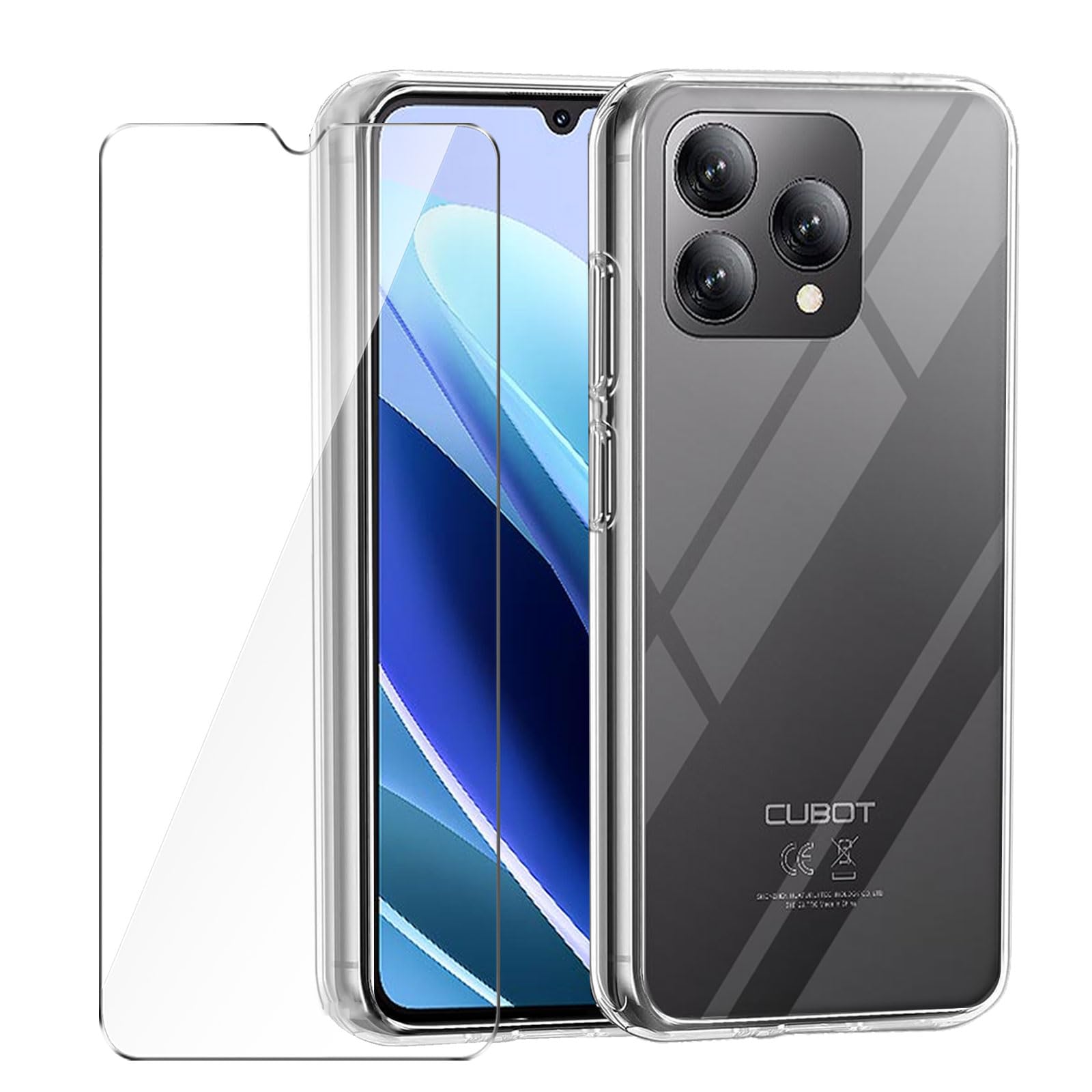 Wanglaism Hülle für ZTE Blade V70 Max, mit 1 Packung Display