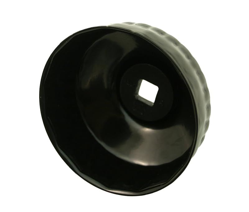 Chave tipo copo para filtro de óleo CTA Tools A250, 74/76 mm x 15 canais, acionamento de 9,5 mm (3/8 pol.)