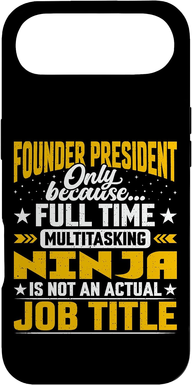 Founder President Job Title - Funny Founder CEO Chairperson Case for iPhone Air