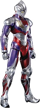 threezero Ultraman Suit Tiga 16 Scale FigZero Collectible Figure, Multicolor