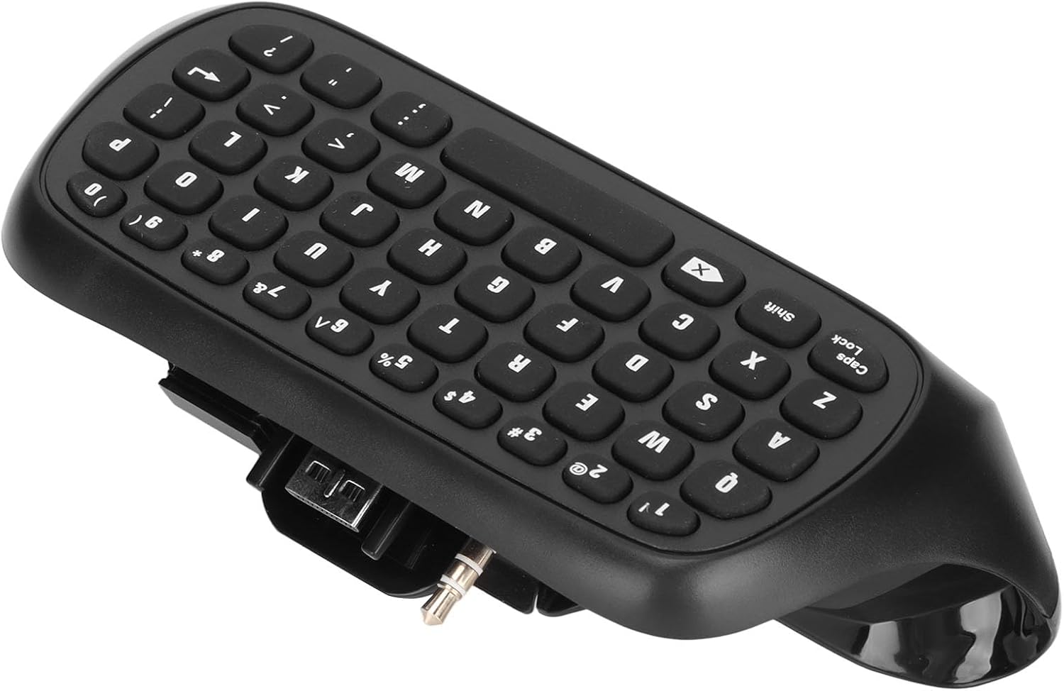 GOWENIC Game Controller Keyboard with Sound and Headset Jack for Series X and S (Black)