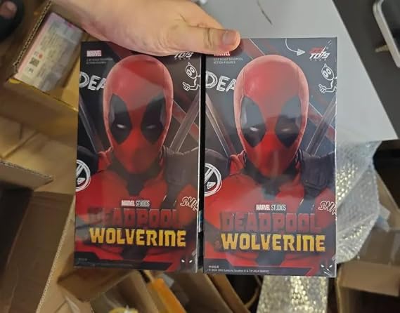 By Azurra New ZD Toy Dead Pool & Wolverine Action Figure Toy Model Collection, Adult Collectible Figure Dead Pool Movie Edition