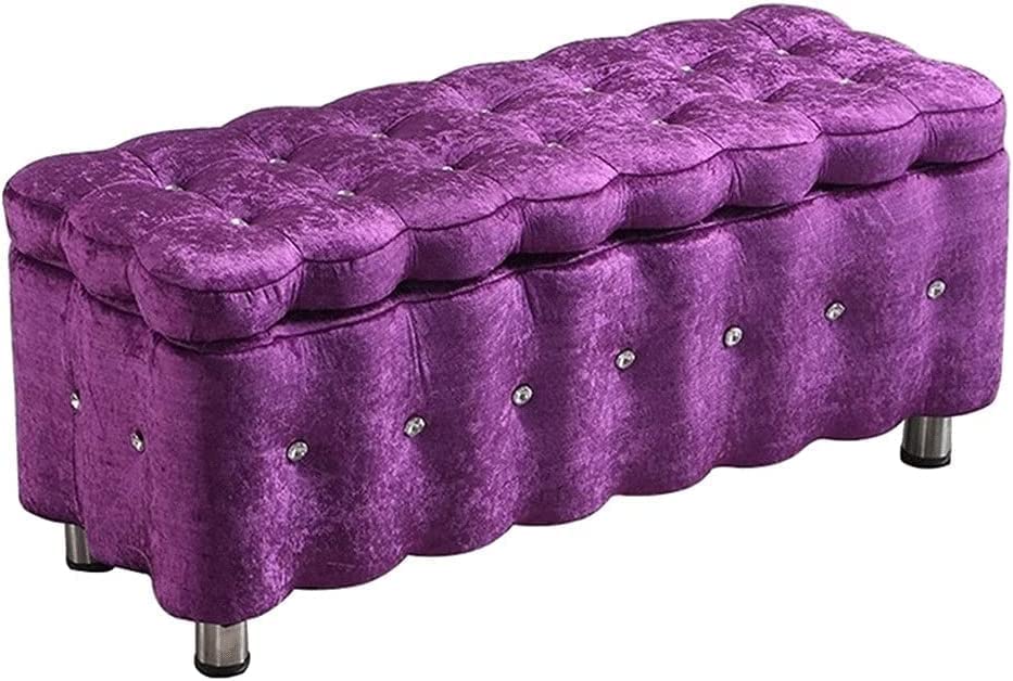 Tabouret de canapé multifonction avec grand coffre et tabouret de chaussure