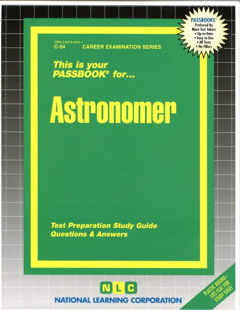 Astronomer: Passbooks Study Guide