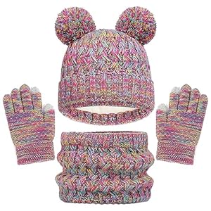 Ensemble Écharpe, Bonnet et Gants Tricotés Baynetin