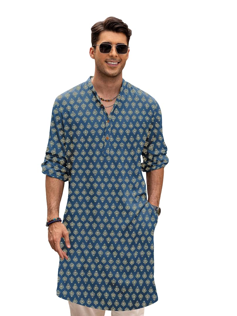 be active Cotton Kurta for Men | Traditional and Classy Design | Indian Kurta | Full Sleeve Kurta-picture-22