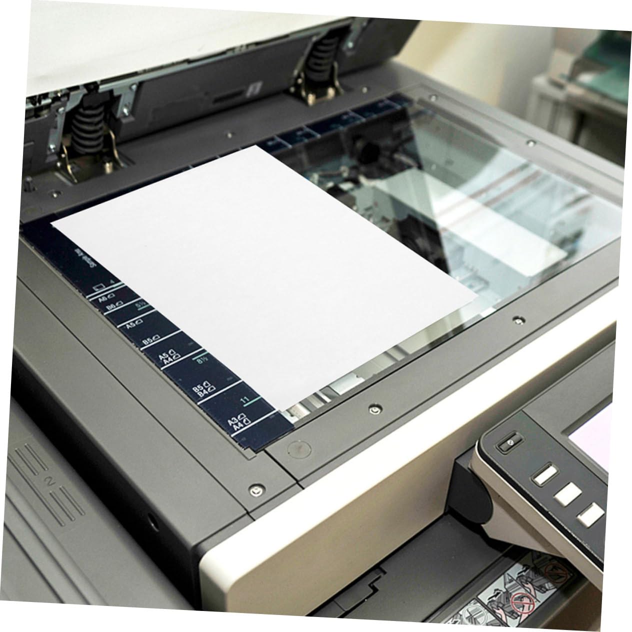 SECFOU 100blätter Aufkleberpapier zum Bedrucken Blanko-aufkleberpapier Selbstklebendes Papier für Drucker Mattes Kopierpapier Großes Blanko-fotopapier Vielseitig Einsetzbar