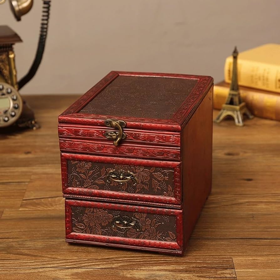 Amazon.com: Jewelry Boxes Retro Chinese Dressing Box Ancient