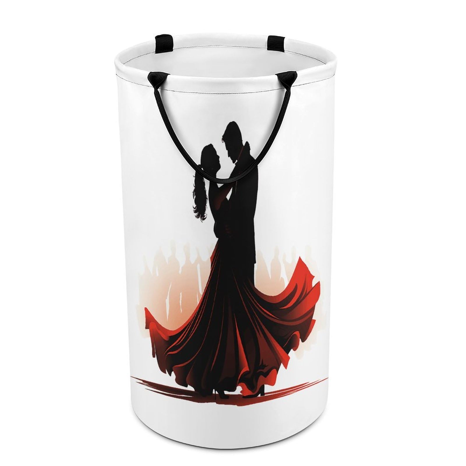 Ballroom Dance Dirty Clothes Basket Large Capacity Laundry Basket Freestanding Laundrys Hampers Tall Collapsible Clothes Hamper for Blankets Toys