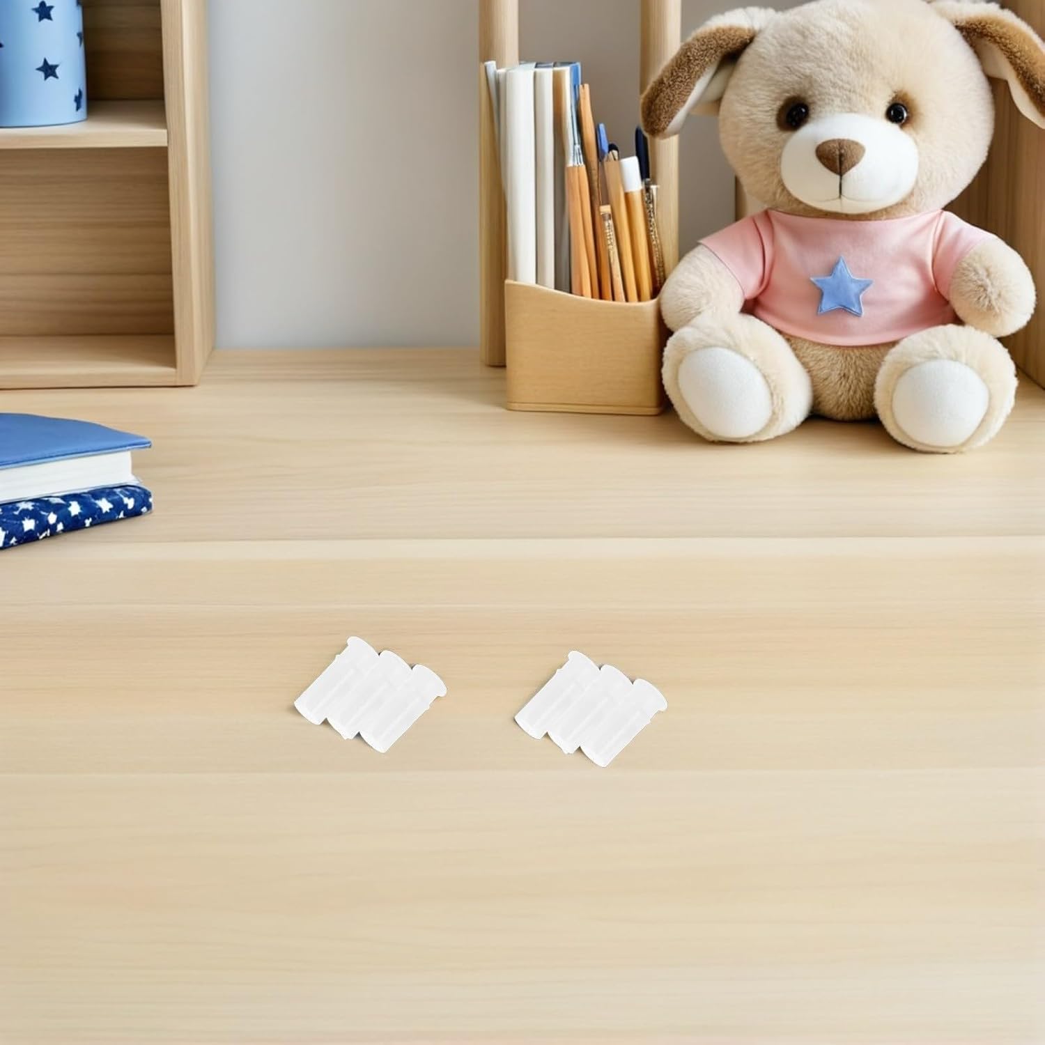 100pcs Dog Squeaker Whistles Replacement Inserts for Plush and Balls | Dual Sound Feature, White Plastic Resin Build, Outdoor Play Travel Use