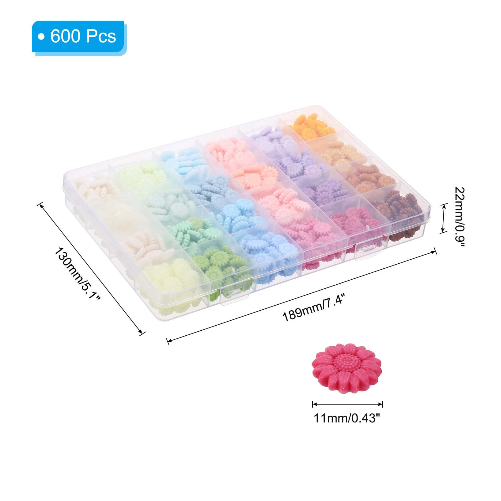 PATIKIL 24 Colors Wax Seal Beads - Image 2