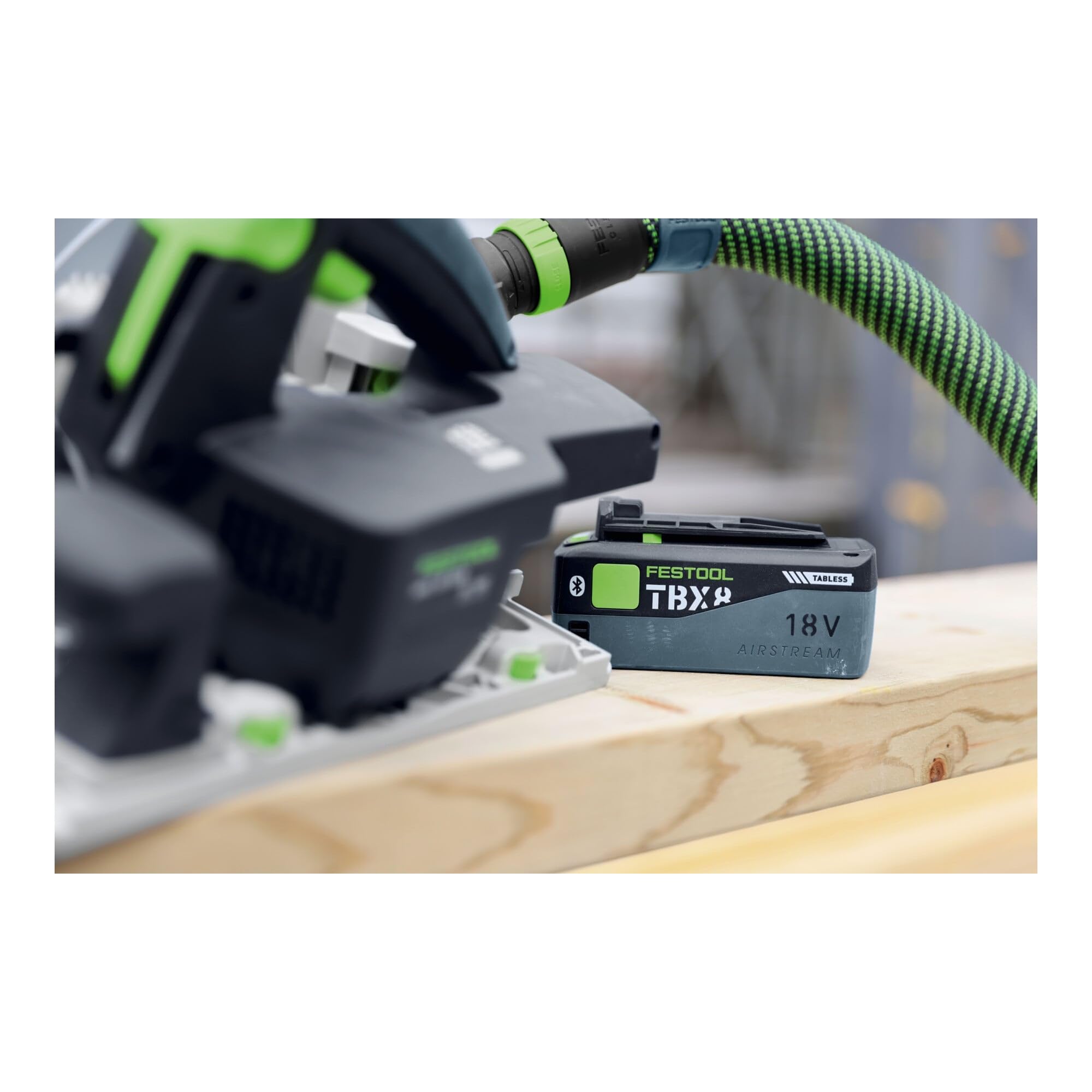 Festool SYS 18V 2xTBX8/SCA16 - Set de Energía con 2 Baterías 18 V / 8,0 Ah Tabless y Cargador Rápido SCA 16 en Systainer³
