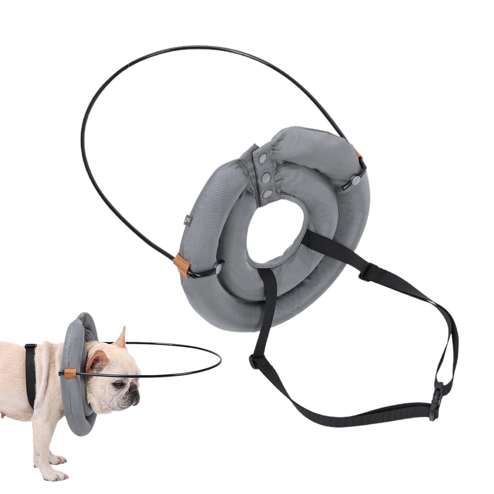 Dispositivo di guida per cani ciechi anelli di collisione per animali domestici | Collare regolabile anti-collisione per animali domestici, protezione degli occhi forniture per cani, collare paraurti