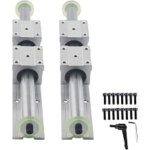 SBR16-1000mm Linear Guide Set - 2 Rails + 4 Sliding Blocks incl. Mounting Accessories, for CNC Milling Machines, Lathes & Industrial Robots