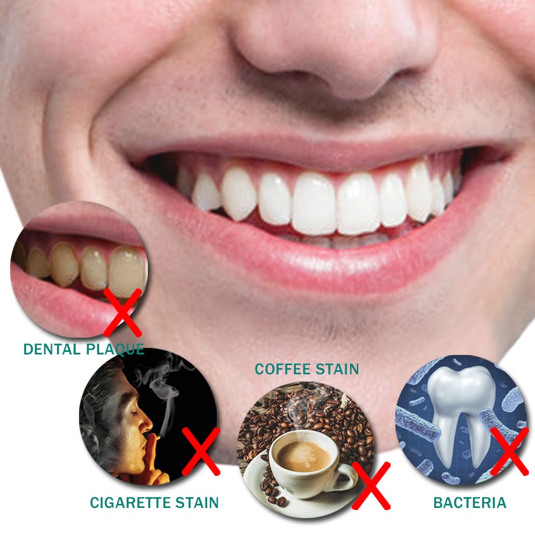 Spazzolino da denti a testa enorme, confezione da 4 setole nere medie morbide al carbone, eccellente effetto di pulizia, spazzolino aggiornato per la cura dentale quotidiana e denti e