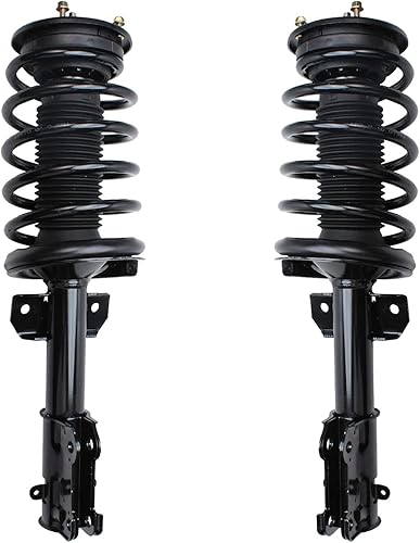 Miniatura 5 de Detroit Axle - Puntales delanteros para Ford Mustang Base GT 2005-2010 2006 2007 2008 2009, 2 montajes de puntales listos, 2 varillas de