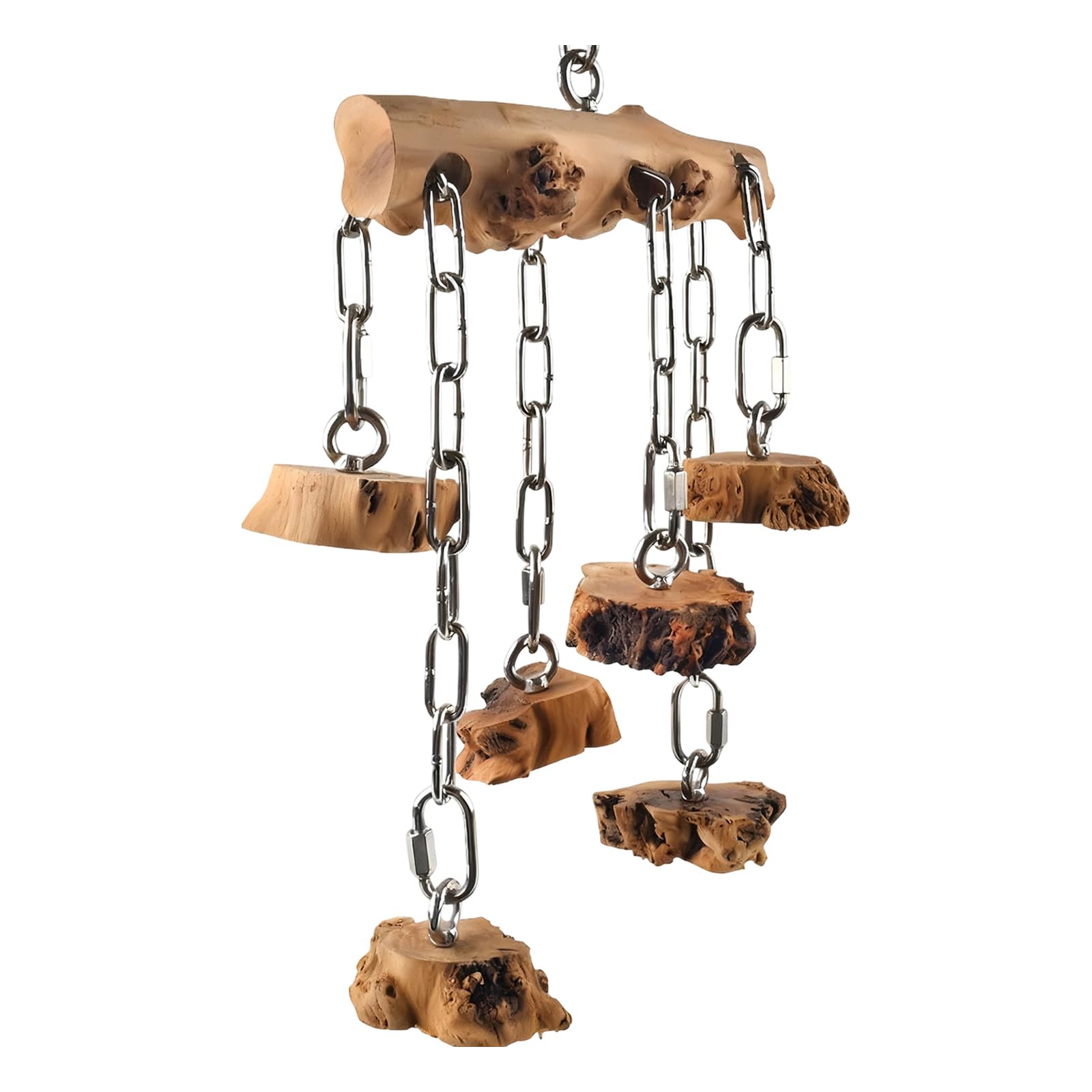 Cage à oiseaux en bois à mâcher pour exercices mentaux de vos petits animaux