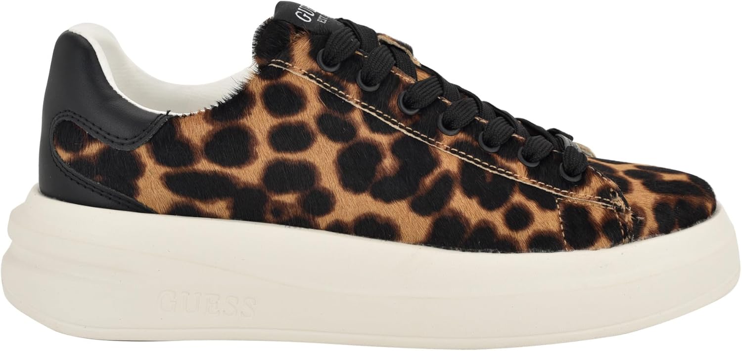 GUESS Elbinah Leopard Low-Top Sneakers