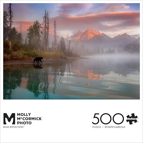 Miniatura 2 de Buffalo Games - Molly McCormick - Reflejo de oso - Rompecabezas de 500 piezas para adultos rompecabezas desafiante perfecto para noches de juego -