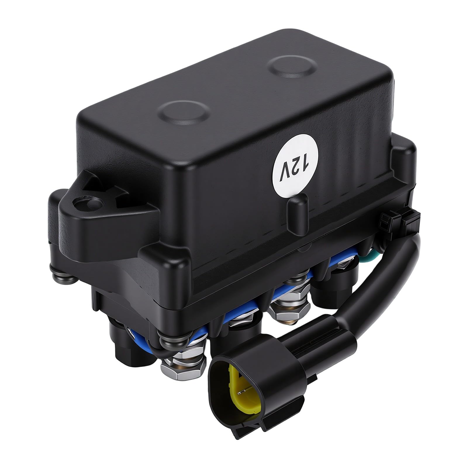 Luocute Conjunto de relé de Ajuste, Reemplazo de 3 Pines para Fuerabordas de 25 a 250 Caballos de Fuerza, 2 Tiempos, 4 Tiempos, con Cables Azul, Verde y Negro, Reemplaza a 61A-81950-01-00