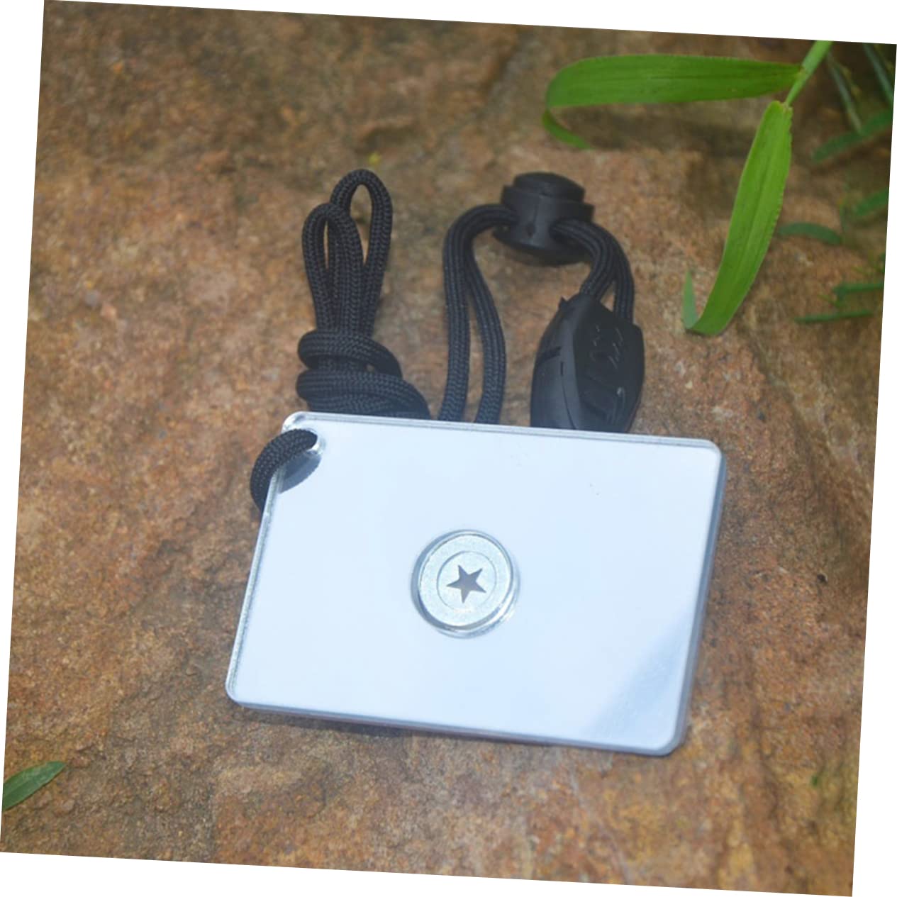 POPETPOP 6 Pièces Miroir de signalisation Petit Miroir pour la Survie miroirs de signalisation matériel de Survie Materiel Survie Miroir de Survie extérieur Miroir de randonnée extérieur