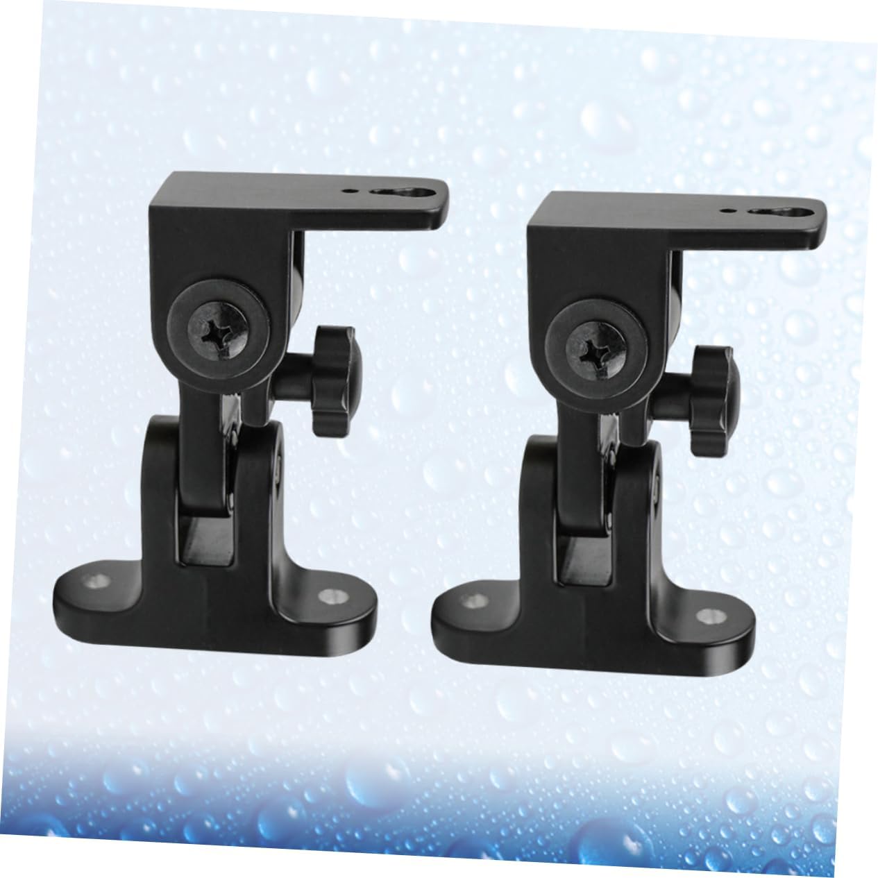 Gadpiparty 2pcs Speaker Wall Mount Bracket Zinc Alloy Strong Capacity Sound Wall Bracket for Surround Speakers