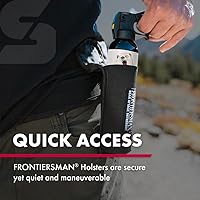 Vista 3 de Sabre Frontiersman Bear Spray Holster for 7.9 & 9.2 Oz. Canisters, Nylon Chest, Belt, Waist, & 3-in-1 Options Available, Adjustable Straps, Strong