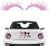 Vista 19 de x xotic tech Pestañas de coche de 18 x 8 pulgadas para faros de coche, luces antiniebla, calcomanías, insignias, divertidas y bonitas, calcomanías