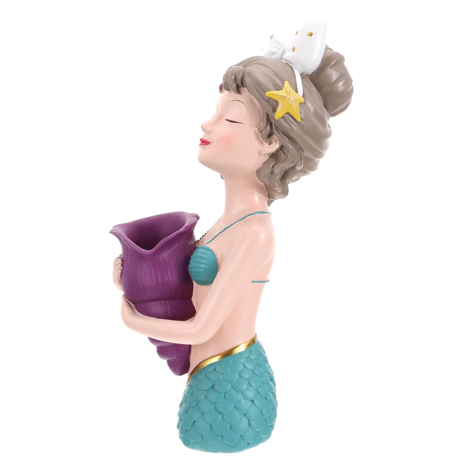 Vase en résine unique VICASKY, une sculpture d'exception pour bureau chic