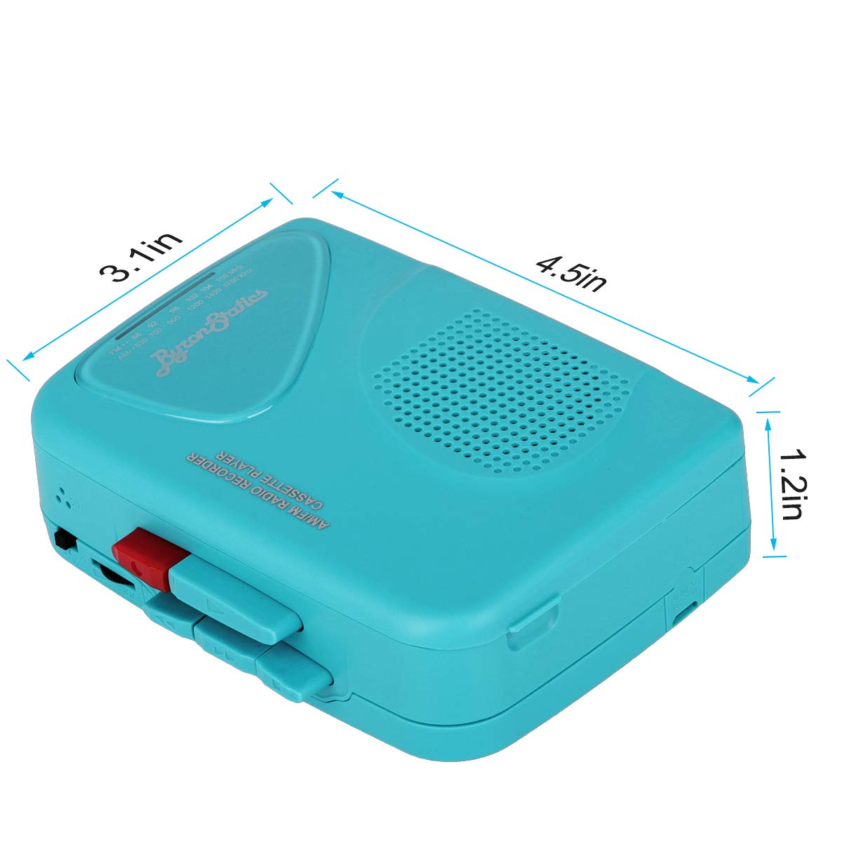 Byron Statics Portable Cassette Players Recorders FM AM Radio Walkman