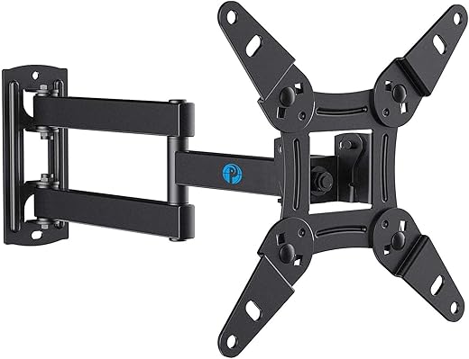 Full Motion TV Monitor Wall Mount Bracket Articulating Arms Swivels Tilts Extension Rotation for Most 13-42 Inch LED LCD Flat...
