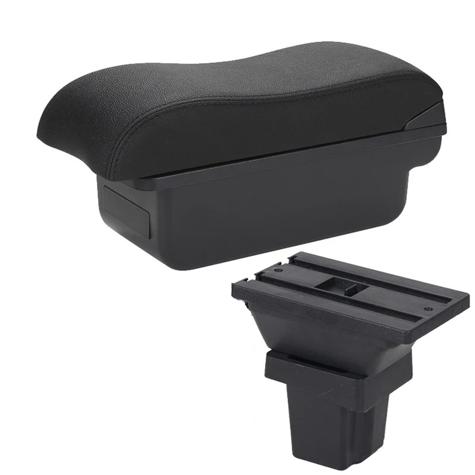 Hguvsjd Armrest Box For Chevrolet For Tracker For Holden For Trax 2013-2017 Armrest Storage Box Accessories Car Armrests(C Black line NO USB)