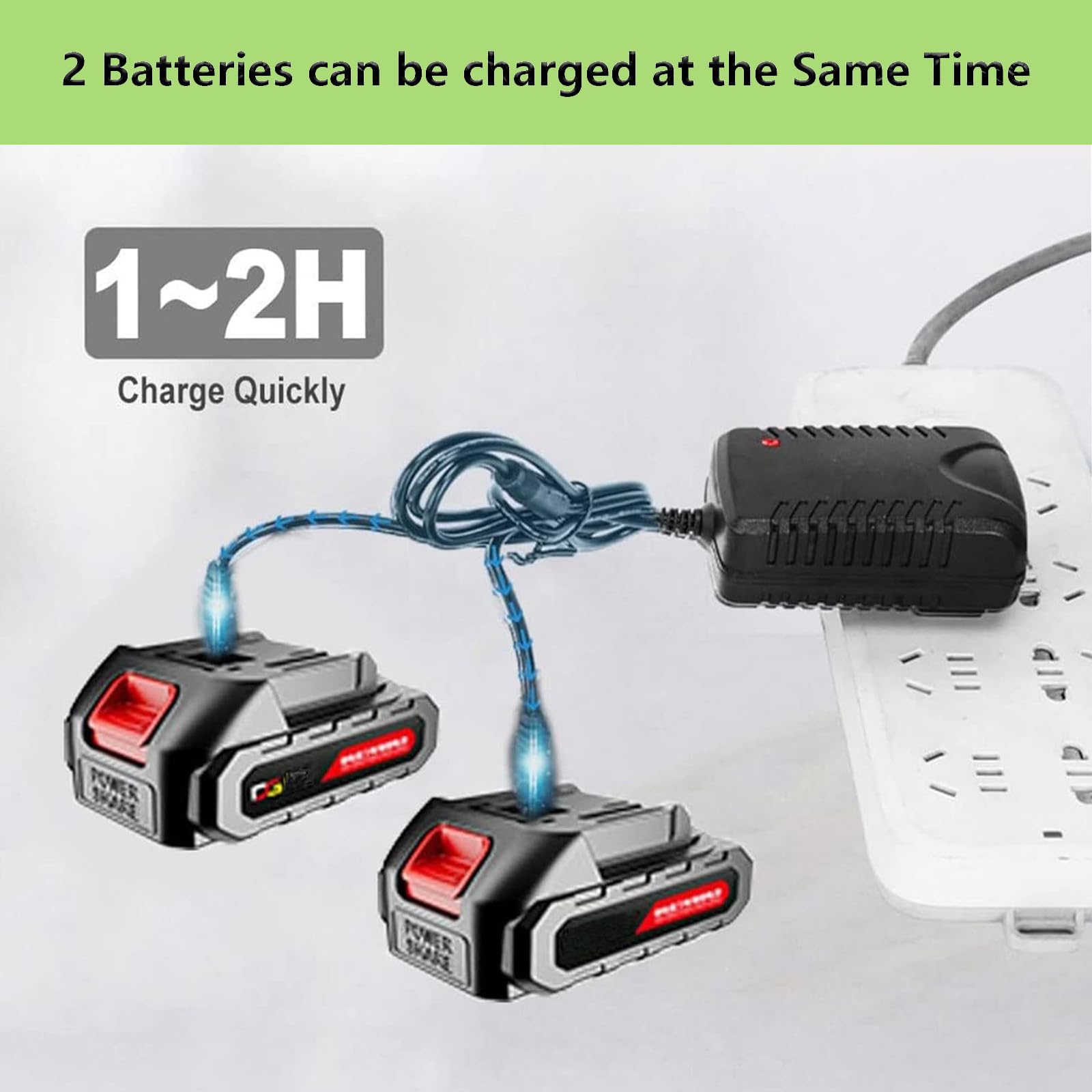 Tijeras de podar eléctricas de 40 mm - Tijeras de podar eléctricas progresivas con 2 baterías de 21 V/4500 mAh, Tijeras de podar inalámbricas para jardinería,1battery