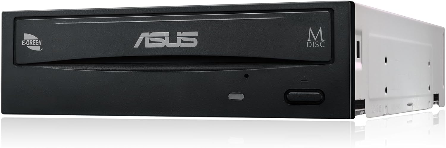 ASUS DRW-24D5MT Internal DVD Super Multi DL Black CD+/-RW, DVD+/-RW ...