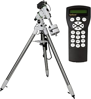 Sky-Watcher EQM-35 – Fully Computerized GoTo German Equatorial Telescope Mount – Belt-driven, Astrophotography ready, Computerized Hand Controller with 42,900+ Celestial Object Database,White
