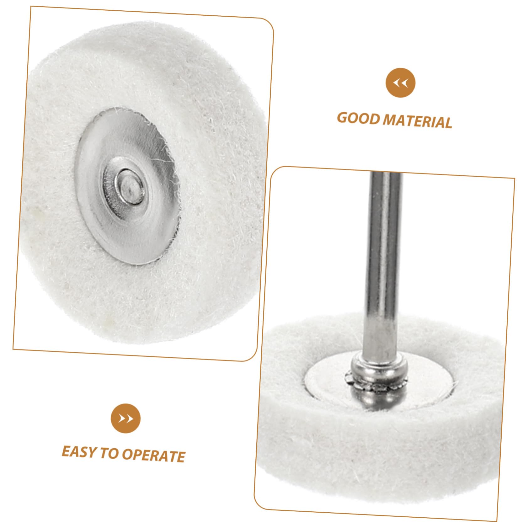 STOBAZA Rotary Tool Attachments 10pcs Polishing Wheel Brush Buffing and Polishing Kit Suitable for Jewelry Metal